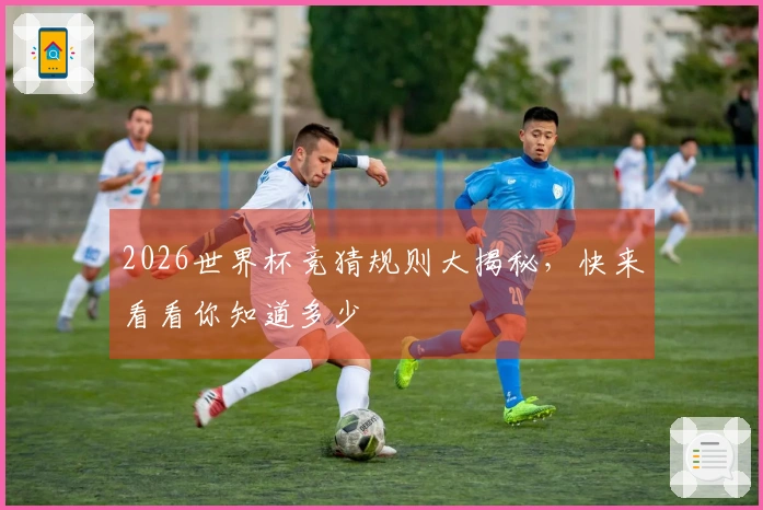 2026世界杯竞猜规则大揭秘，快来看看你知道多少